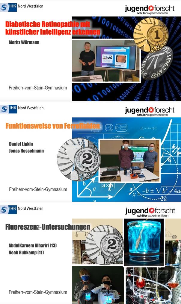 Sieger Jugend Forscht Schüler experimentieren