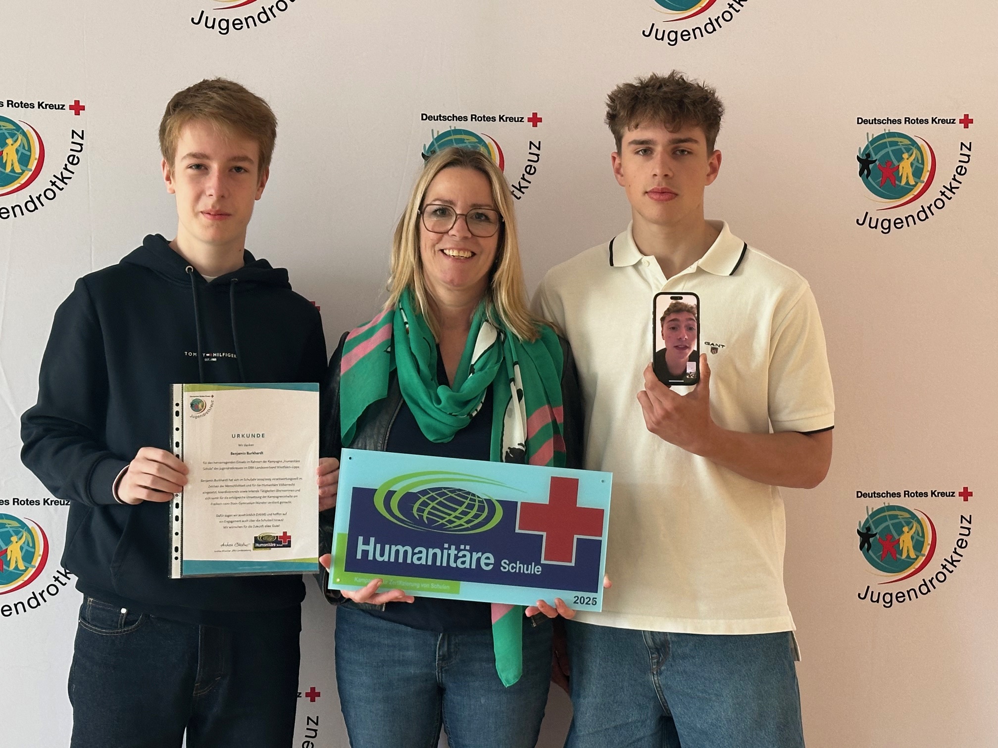 Ausgezeichnet Das Freiherr vom Stein Gymnasium ist Humanitäre Schule 2