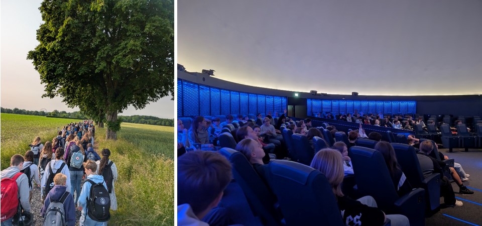 Bericht über den Ausflug der Jahrgangsstufe 7 zum Planetarium Muenster