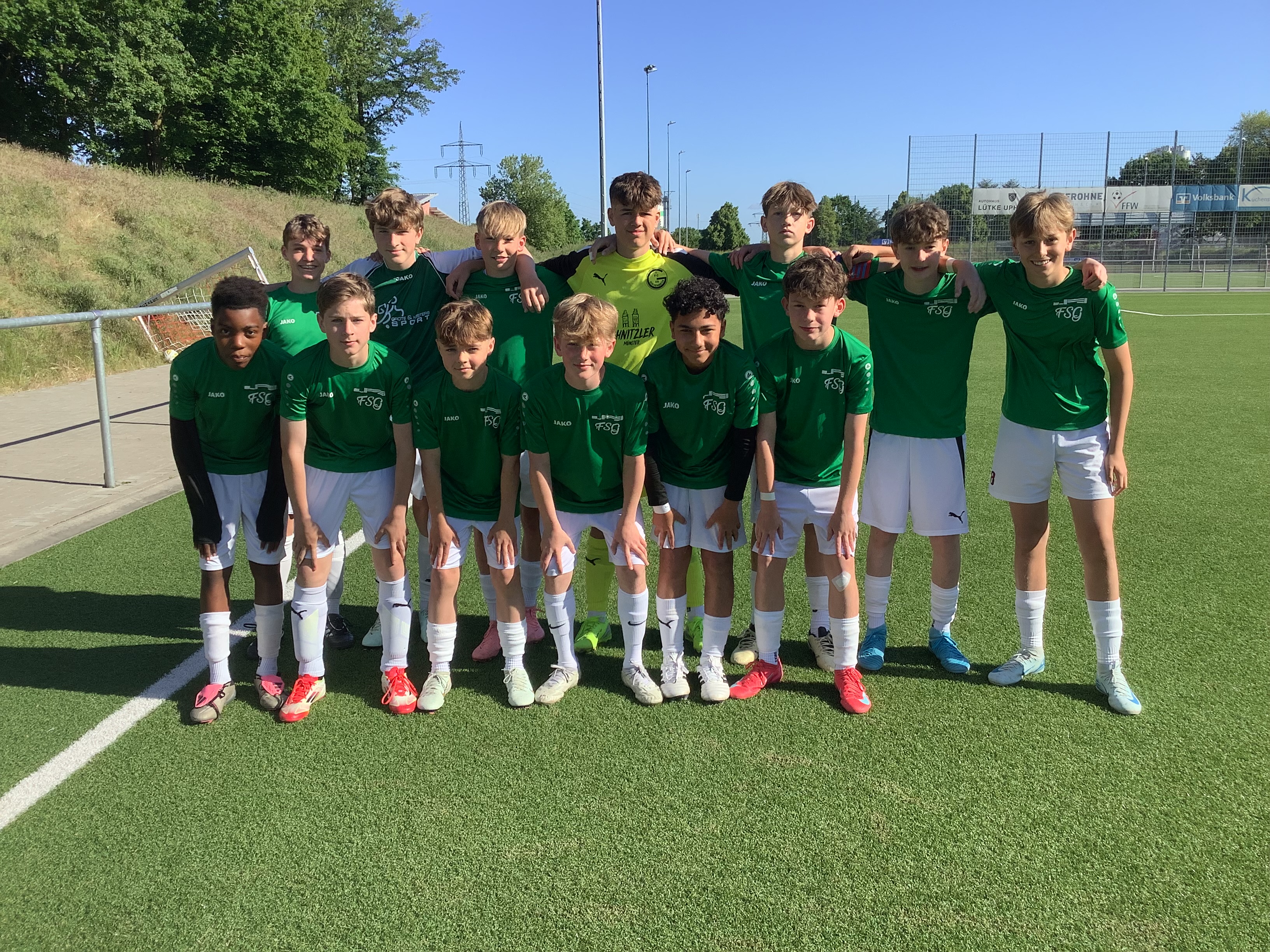 Starke Leistung unserer Schulmannschaft im Fußball