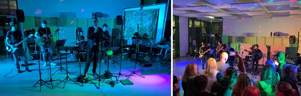 Wenn die Mensa bebt Eltern Lehrkräfte Party am Stein