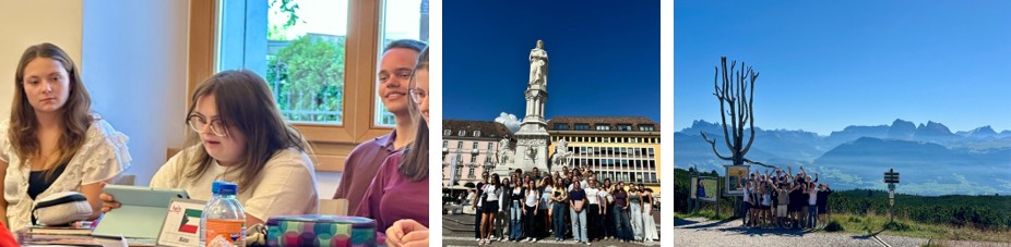 In humanitärer Mission in Bozen Erasmus plus Austausch 2